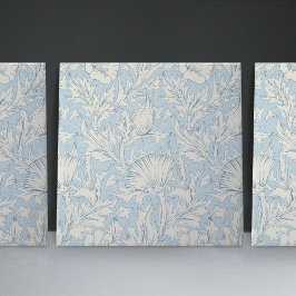 Azulejo Patrón floral William Morris Blue Art Nouveau