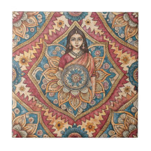 Patrón fluido de la mujer sari india