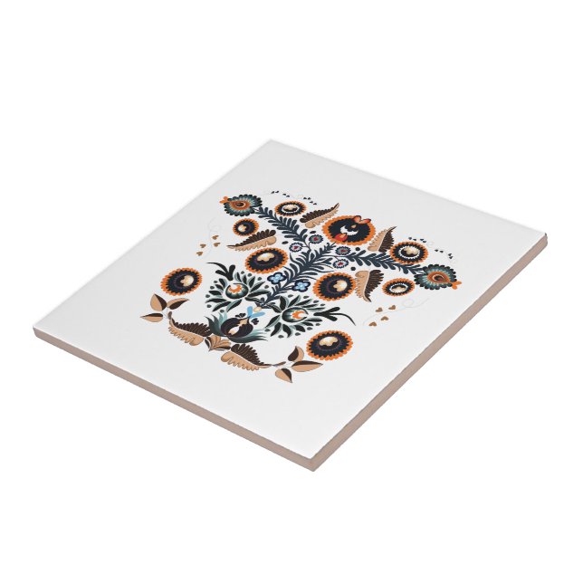 Azulejo Patrón Folk Boho (Lado)