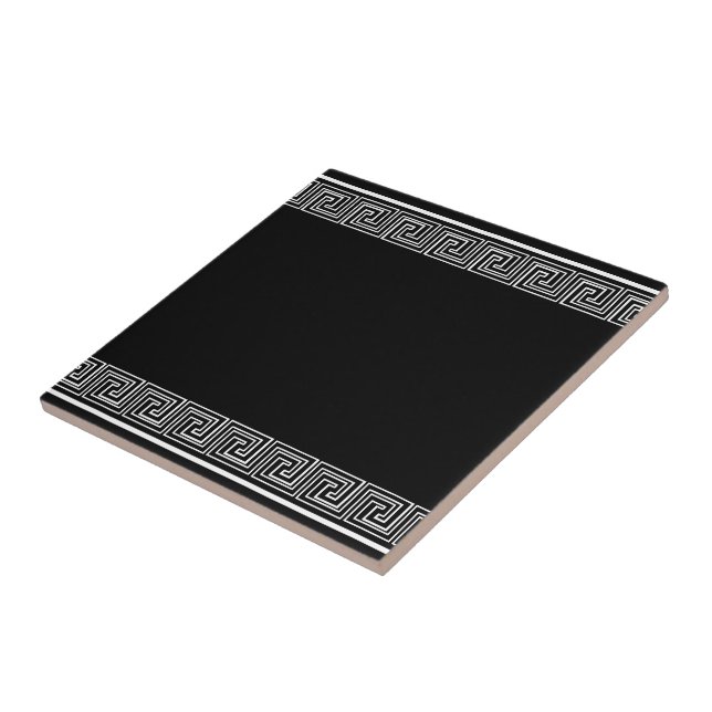 Azulejo Patrón friso de Grecia blanca (Lado)