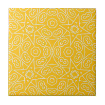 Patrón geométrico abstracto amarillo y blanco