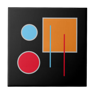 Azulejo Patrón geométrico colorido