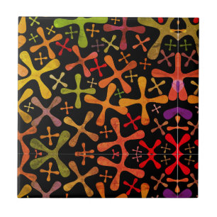 Azulejo Patrón geométrico colorido