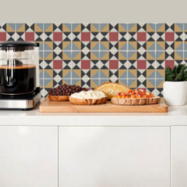 Azulejo Patrón geométrico de los mosaicos de verano de Vil