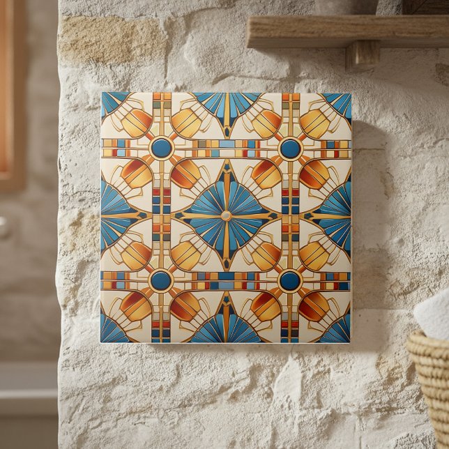 Azulejo Patrón geométrico de mosaico marroquí#1 Id. de oro (Subido por el creador)