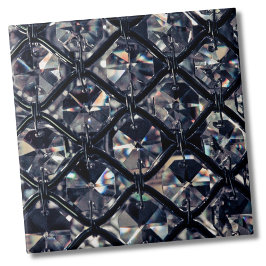 Azulejo Patrón geométrico de vidrio elegante