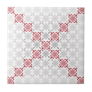 Azulejo Patrón geométrico II del signo del SUN letón tradi