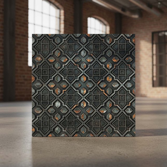 Azulejo Patrón geométrico industrial #2 ID1227 (Subido por el creador)