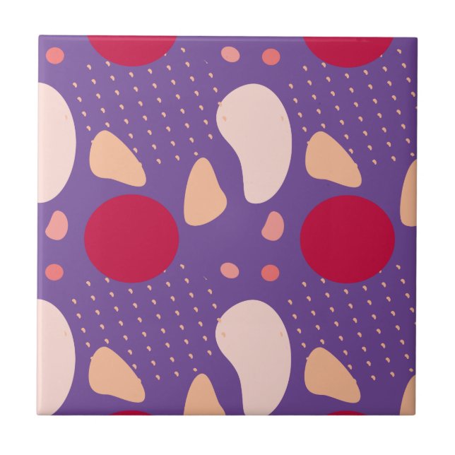 Azulejo Patrón geométrico moderno (Frente)