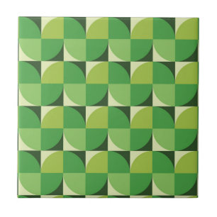 Azulejo Patrón geométrico moderno de mediados de siglo ver