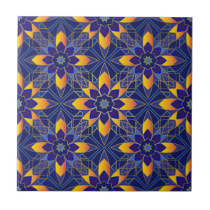 Azulejo Patrón geométrico oriental