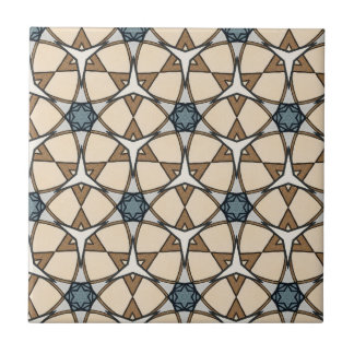 Azulejo Patrón geométrico simétrico árabe
