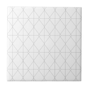 Azulejo Patrón gráfico de línea simple, elegante, fresco y