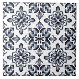 Azulejo Patrón holandés azul de Delft