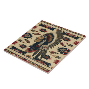 Azulejo Patrón indio occidental de Guay