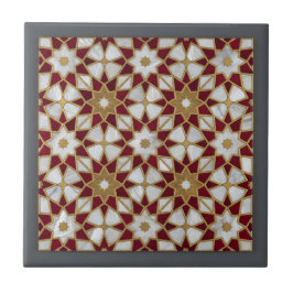 Azulejo Patrón infinito de mosaico Zellige marroquí de luj