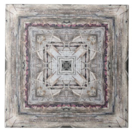 Azulejo Patrón inspirado en azteca rosada de bonito