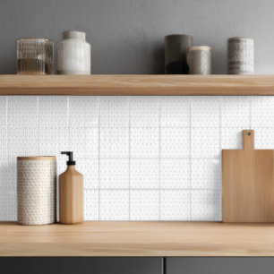 Azulejo Patrón isométrico moderno en blanco y negro