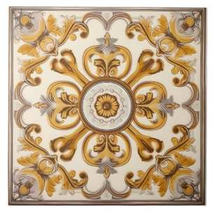 Azulejo Patrón italiano mediterráneo vintage