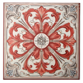 Azulejo Patrón italiano mediterráneo vintage