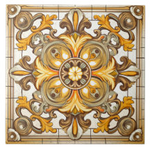 Patrón italiano mediterráneo vintage