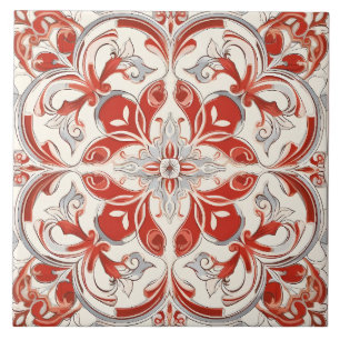 Azulejo Patrón italiano mediterráneo vintage