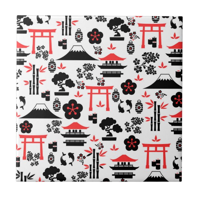 Azulejo Patrón japonés (Frente)