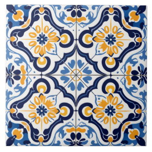 Azulejo Patrón lindo de estilo español