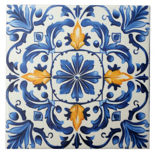 Azulejo Patrón lindo de estilo portugués