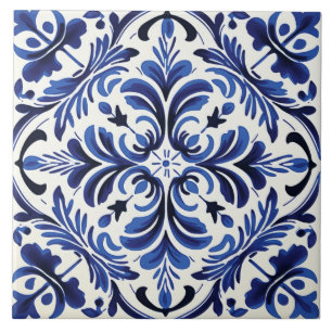 Azulejo Patrón lindo de estilo portugués