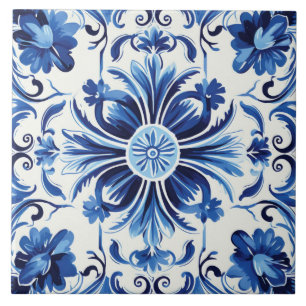 Azulejo Patrón lindo de estilo portugués