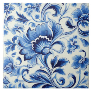 Azulejo Patrón lindo de estilo portugués