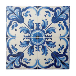 Azulejo Patrón lindo de estilo portugués