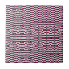 Azulejo Patrón magenta y azul
