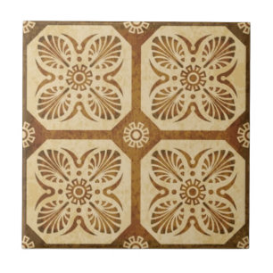 Azulejo patrón marrón para