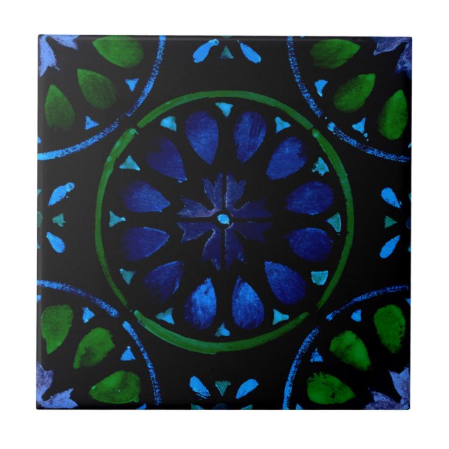 Azulejo Patrón marroquí  (Frente)