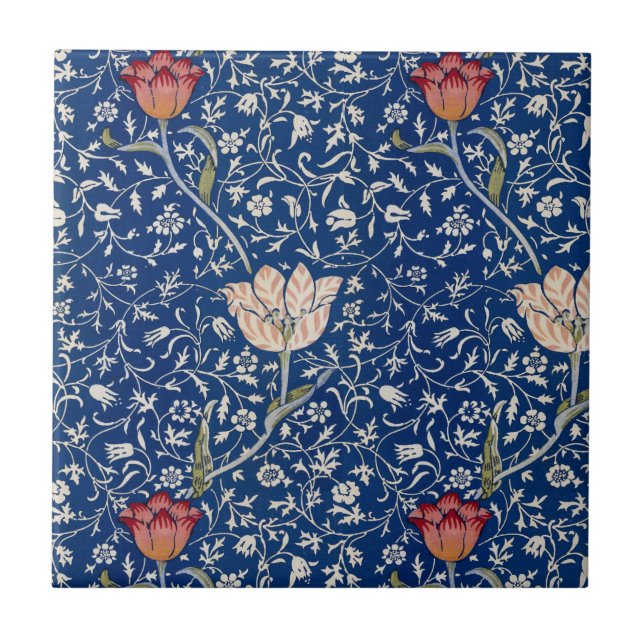 Azulejo Patrón Medway de William Morris (Frente)