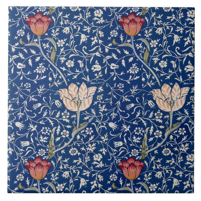 Azulejo Patrón Medway de William Morris (Frente)