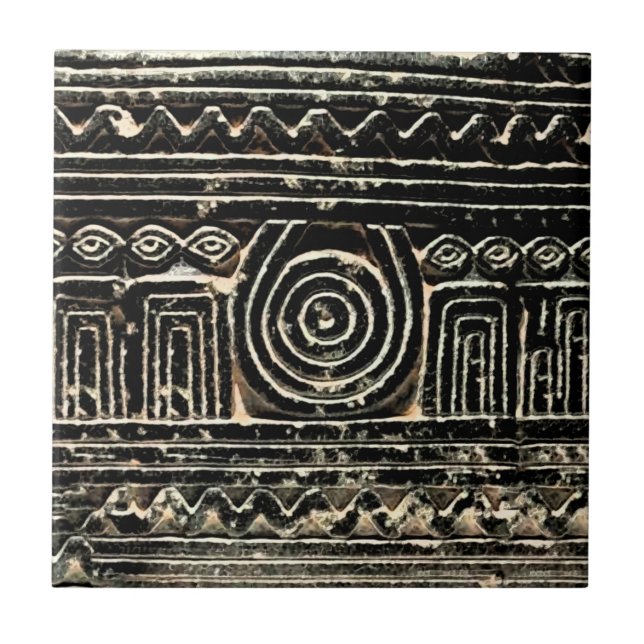 Azulejo Patrón mesopotamiano sumeriano antiguo (Frente)