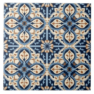 Azulejo Patrón Mexicano Tradicional