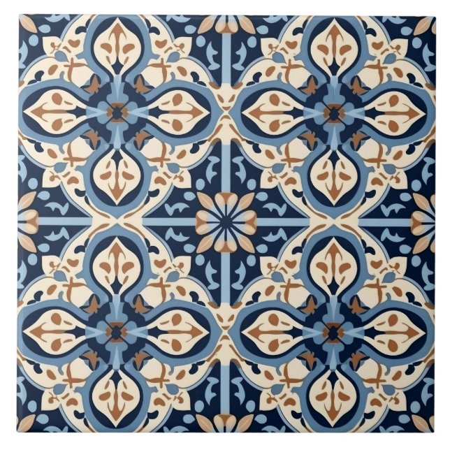 Azulejo Patrón Mexicano Tradicional (Frente)