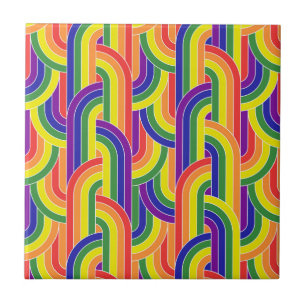 Azulejo Patrón moderno arco iris