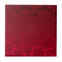 Patrón moderno floral decorativo rojo giratorio