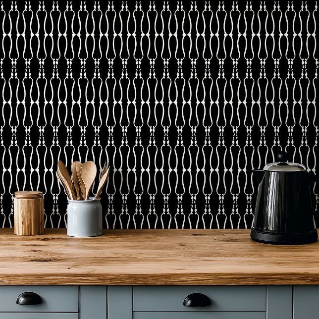 Azulejo Patrón monocromático de Art Nouveau (Subido por el creador)