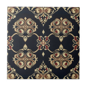 Azulejo Patrón ornamental elegante