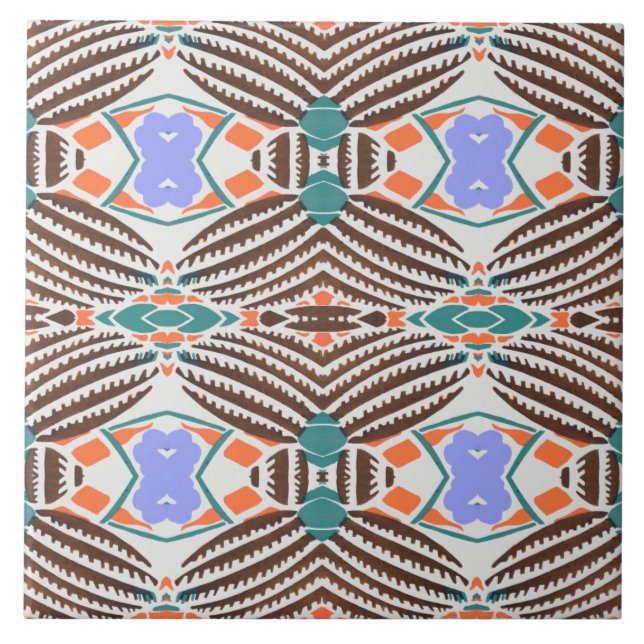 Azulejo Patrón repetitivo de Naranja marrón sin soldadura  (Frente)