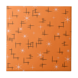 Azulejo Patrón retro de la edad atómica