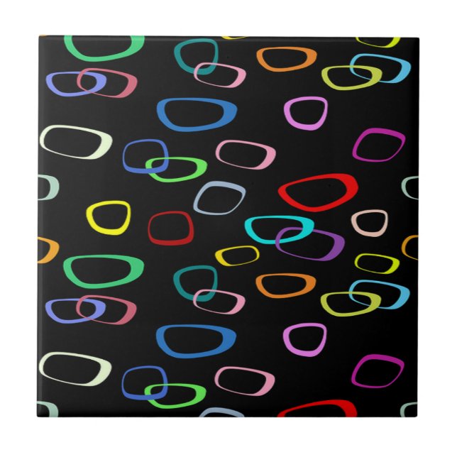 Azulejo Patrón retro en (Frente)