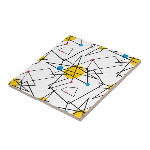 Azulejo Patrón retro geométrico angular