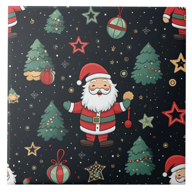 Azulejo Patrón Santa - ¡Ho! ¡Ho! ¡Ho! (Frente)